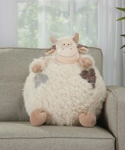 Nourison Mina Victory N1042 Plush Animal, Ivory, 16" X 16" -Bare Sales Store aba1a3200d418958 7736 w800 h800 b0 p0