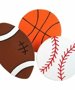 Little Elephant Company Sports Balls Quilt Clips Set Of 3 - Baseball, Basketball, Football
