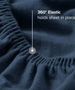 Bare Home Flannel Fitted Bottom Sheet, Dark Blue, Queen, Single Sheet 8 Bare Home Flannel Fitted Bottom Sheet, Dark Blue, Queen, Single Sheet -Bare Sales Store ad71f2d30306901f 4813 w800 h800 b0 p0