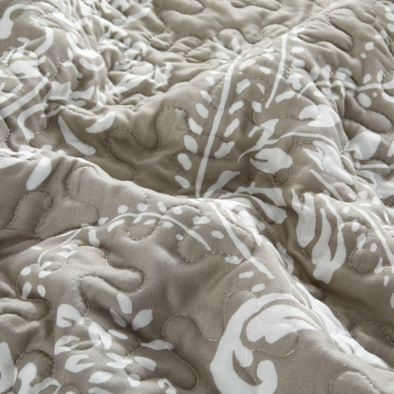 Home Soft Things LA Boheme 5 Piece Printed Bed Spread Set, Taupe, King 8 Home Soft Things LA Boheme 5 Piece Printed Bed Spread Set, Taupe, King - Image 8