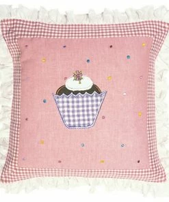 Wingreen Appliqued Cushion Cover - Gingerbread