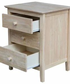 Whitewood Industries Nightstand With 3 Drawers -Bare Sales Store b2d1e66602867d3c 3789 w800 h800 b1 p0
