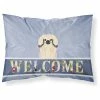 The-store Pekingnese Cream Welcome Fabric Standard Pillowcase