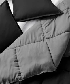 Bare Home Reversible Down Alternative Comforter, Black / Gray, King/Cal King 8 Bare Home Reversible Down Alternative Comforter, Black / Gray, King/Cal King -Bare Sales Store b4d199b902743ec3 5960 w800 h800 b0 p0