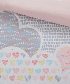 Olliix Kids Cotton Comforter/Duvet Cover/Coverlet Set, Pink, Twin, Duvet Cover -Bare Sales Store b681e4a1016dfe43 3165 w800 h800 b0 p0