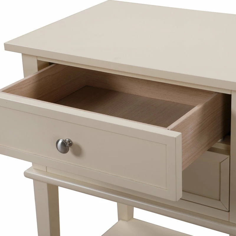 Glory Furniture Newton Two Drawer Nightstand, Beige 4 Glory Furniture Newton Two Drawer Nightstand, Beige - Image 4