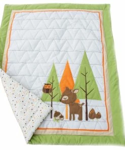 Pam Grace Creations Woodland Creatures Charming Forest 6 Piece Crib Bedding Set -Bare Sales Store b8811d450c293355 5207 w800 h800 b1 p0