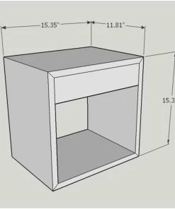 Woodek Design Floating Nightstand Cubic Hugo With Drawer, Premium Oak Wood 12 Woodek Design Floating Nightstand Cubic Hugo With Drawer, Premium Oak Wood -Bare Sales Store b9013f460f7712c3 3209 w800 h800 b0 p0
