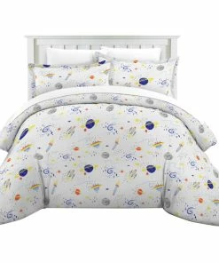 Lullaby Bedding Space Printed Comforter Set, Space Collection, Full