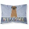 The-store Mastiff Brindle Welcome Fabric Standard Pillowcase