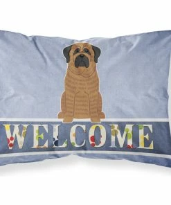 The-store Mastiff Brindle Welcome Fabric Standard Pillowcase