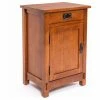 Crafters And Weavers Arts And Crafts 1 Door, 1 Drawer Nightstand