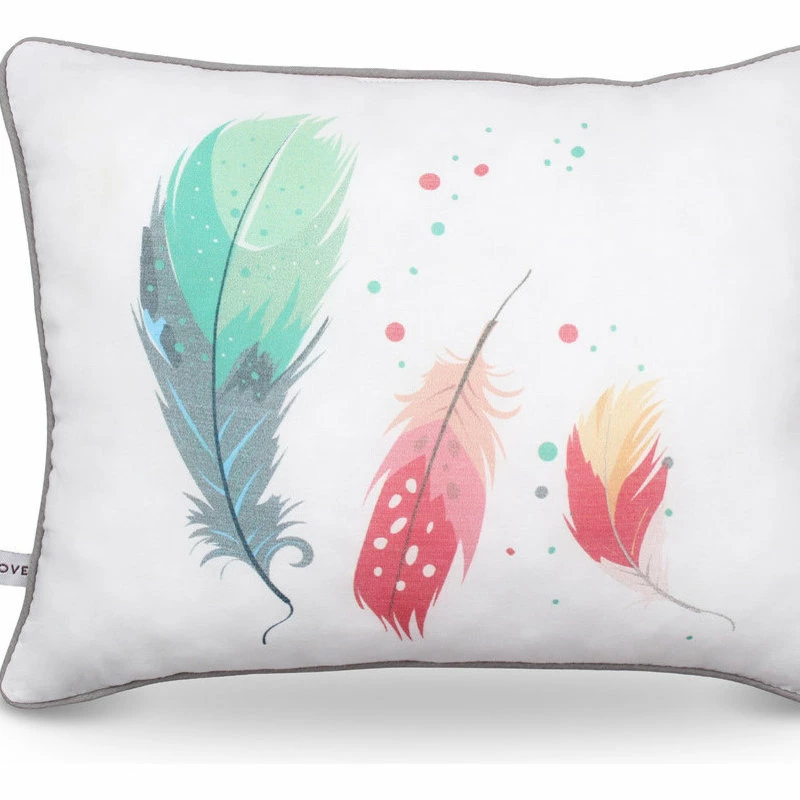 Lincove Feathers Print Pillow 2 Lincove Feathers Print Pillow - Image 2