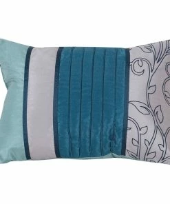 Nanshing America Juliana 7-Piece Comforter Set, Teal/Gray, Queen -Bare Sales Store c291bd100c6ee00e 7859 w800 h800 b1 p0