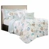 Lush Décor Harbor Life Quilt 7 Piece Set, Blue, King