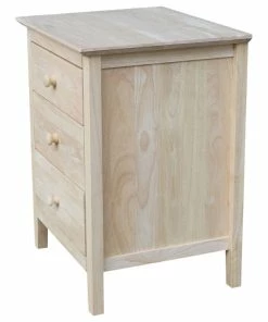 Whitewood Industries Nightstand With 3 Drawers -Bare Sales Store c561b9f302867d38 3789 w800 h800 b1 p0