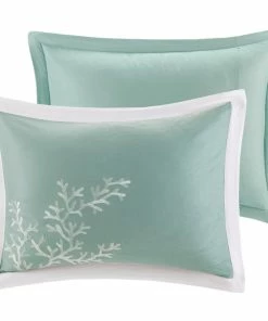 Olliix Harbor House Coastline Coastal Coral Seaside 6-Piece Comforter Set, Blue, King -Bare Sales Store c8b167bd0310227e 7517 w800 h800 b1 p0