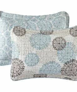 BNF Home Serenta Marina Medallion Quilted 6 Piece Bed Spread Set, Dark Gray / Granite, Ki -Bare Sales Store c941cb480216dca1 5951 w800 h800 b1 p0