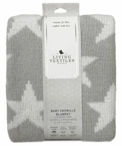 Living Textiles Chenille Baby Blanket, Grey Stars -Bare Sales Store c9813f660d5ffff8 4149 w800 h800 b1 p0