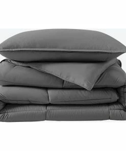 Bare Home Down Alternative Comforter Set, Gray, Twin/Twin Xl -Bare Sales Store c9d1a695023ca8cd 7137 w800 h800 b1 p0