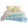 Olliix Kids Rory Sunbeams Coverlet Set With Decorative Pillow, Twin