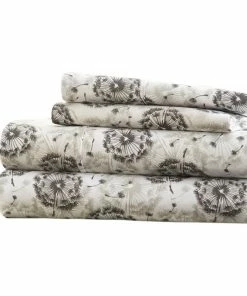 Ienjoy Home Becky Cameron Make A Wish Pattern 4 Piece Bed Sheet Set, Queen