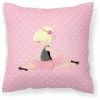 The-store Ballerina Blonde Jete Fabric Decorative Pillow