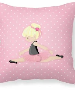 The-store Ballerina Blonde Jete Fabric Decorative Pillow