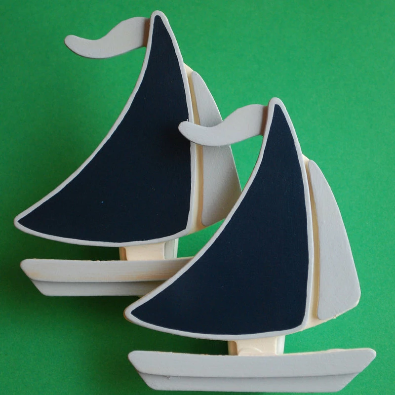 Little Elephant Company Sail Boat Quilt Clips Set Of 2 3 Little Elephant Company Sail Boat Quilt Clips Set Of 2 - Image 3