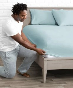 Bare Home Microfiber Fitted Sheets - Set Of 2, Light Blue, Twin Xl 7 Bare Home Microfiber Fitted Sheets - Set Of 2, Light Blue, Twin Xl -Bare Sales Store d2c1b64200357050 5658 w800 h800 b0 p0