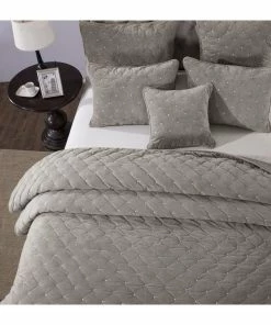 Tache Home Fashion Beige Velvet Diamond Tuft Bedspread Set, Twin -Bare Sales Store d5c161620c13d33a 4337 w800 h800 b0 p0