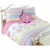 Cozy Line Home Fashions Blossom Garden 100%Cotton Twin-Size Quilt Set