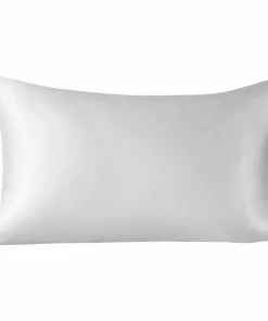 Olliix Madison Park Mulberry Silk Luxury Single Pillowcase, White, King