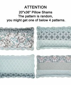 BNF Home Royal Scroll 9-Piece Bedspread Set, Teal, Oversized King, 122"x106" -Bare Sales Store d9113a1703071b9d 3549 w800 h800 b1 p0