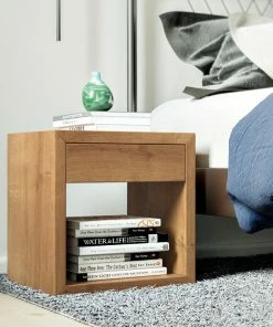 Woodek Design Floating Nightstand Cubic Hugo With Drawer, Premium Oak Wood 10 Woodek Design Floating Nightstand Cubic Hugo With Drawer, Premium Oak Wood -Bare Sales Store d9113ac70f77124d 3209 w800 h800 b0 p0