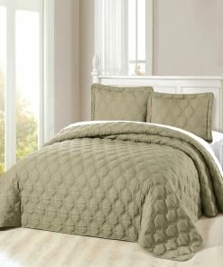BNF Home Bradly Down Alternative Quilted Bed Spread Set, Antique Bronze, King 16 BNF Home Bradly Down Alternative Quilted Bed Spread Set, Antique Bronze, King -Bare Sales Store dad1d770022abd46 7753 w800 h800 b0 p0