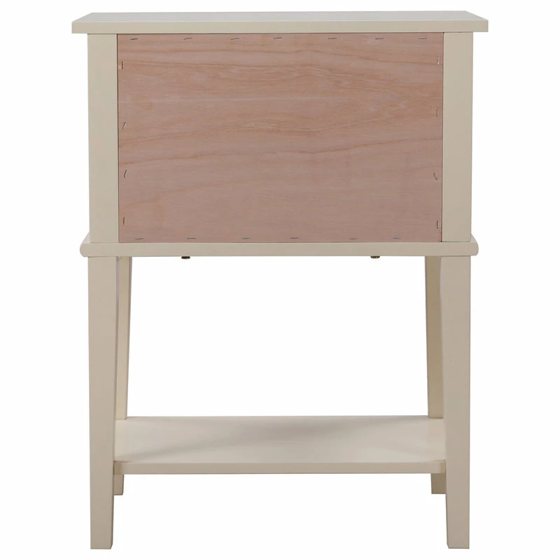 Glory Furniture Newton Two Drawer Nightstand, Beige 5 Glory Furniture Newton Two Drawer Nightstand, Beige - Image 5