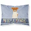 The-store Jack Russell Terrier Welcome Fabric Standard Pillowcase