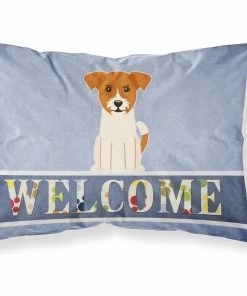 The-store Jack Russell Terrier Welcome Fabric Standard Pillowcase