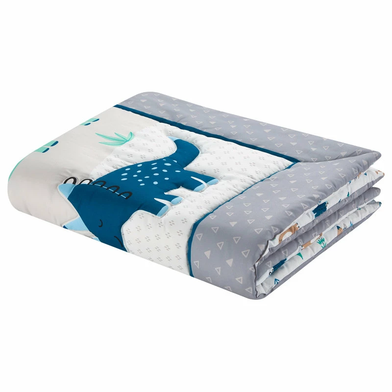 Nanshing America, Inc. The Jungle Friends 3 Piece Baby Nursery Bedding Set, Cute Dino, 33 X 42 3 Nanshing America, Inc. The Jungle Friends 3 Piece Baby Nursery Bedding Set, Cute Dino, 33 X 42 - Image 3