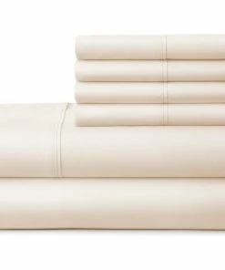 Ienjoy Home Becky Cameron Premium Ultra Soft Luxury 6-Piece Bed Sheet Set, Ivory, Queen -Bare Sales Store dfc116750aeb7b47 3763 w800 h800 b0 p0