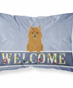 The-store Norwich Terrier Welcome Fabric Standard Pillowcase