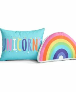 Lush Décor Unicorn Rainbow Quilt Set, White/Multi, Twin, 4 Piece -Bare Sales Store e051b6dd0f60cb8f 9646 w800 h800 b1 p0