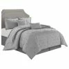 Nanshing America Daphne 6-Piece Comforter Set, Dot, Gray, King