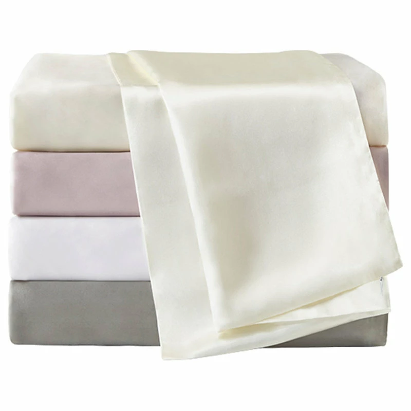 Olliix Madison Park Mulberry Silk Luxury Single Pillowcase, White, King 10 Olliix Madison Park Mulberry Silk Luxury Single Pillowcase, White, King - Image 10