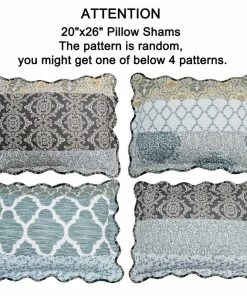 BNF Home Serenta Floral Medalion 9-Piece Bed Spread Set, Gray, King, 122"x106" 15 BNF Home Serenta Floral Medalion 9-Piece Bed Spread Set, Gray, King, 122"x106" -Bare Sales Store e3a16c110307183d 1869 w800 h800 b1 p0