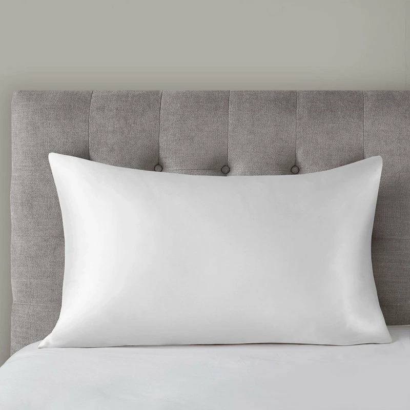 Olliix Madison Park Mulberry Silk Luxury Single Pillowcase, White, King 2 Olliix Madison Park Mulberry Silk Luxury Single Pillowcase, White, King - Image 2