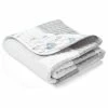 Lush Decor Baby Seaside Organic Cotton Quilt Gray Single 36x50