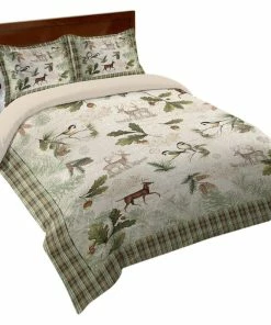 Laural Home Woodland Forest Comforter, Queen