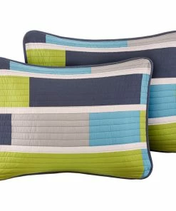 Olliix Mi Zone Bradley Brick Stripe Youth Coverlet Set, Lime Blue, Antimicrobial 12 Olliix Mi Zone Bradley Brick Stripe Youth Coverlet Set, Lime Blue, Antimicrobial -Bare Sales Store e9418a280206eb40 8333 w800 h800 b1 p0